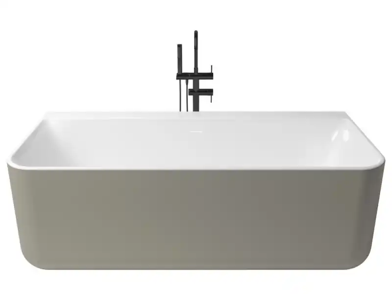 Biztonságos fizetés Zenon Kivu Wall New Pearl/Blanco Brillo kád