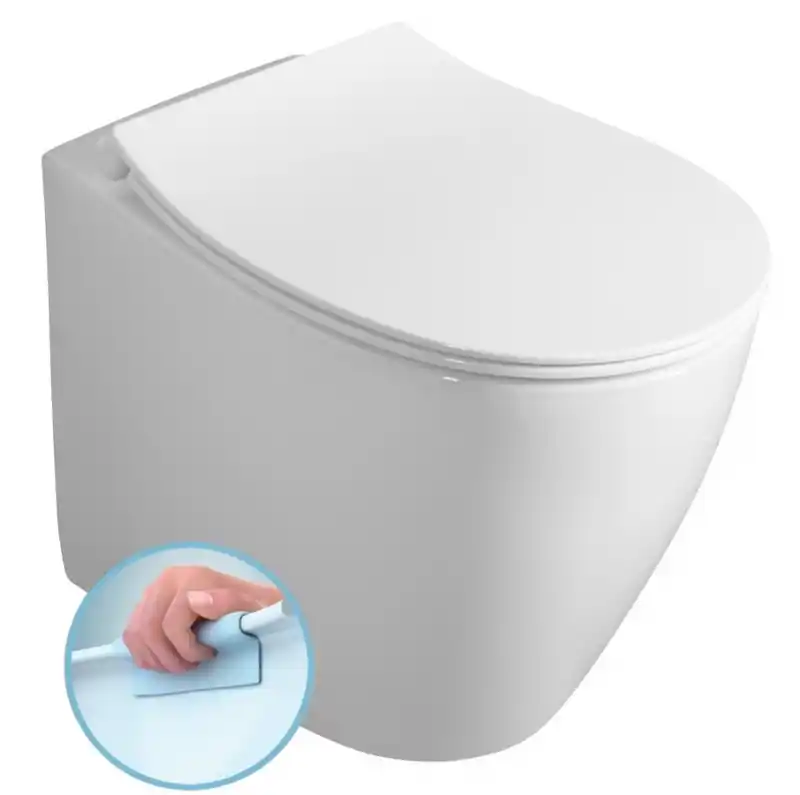 SENTIMENTI álló WC, alsó vagy hátsó kifolyással, Rimless, SmartFixPlus, 36x52cm Ajánlat