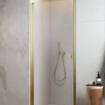 Szuper akció Radaway Nes Brushed Gold DWJ I szálcsiszolt arany zuhanyajtó