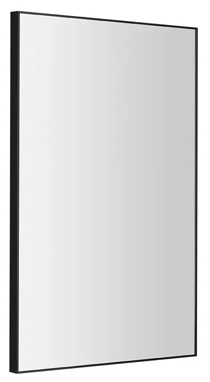 AROWANA keretes tükör, 500x800mm, matt fekete Végkiárusítás