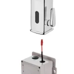 Akciós ár Deante SENSOR - Mosdó csaptelep, érintés nélküli, hőmérséklet állítással - 4xAA - króm
