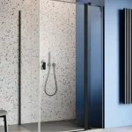 Outlet Radaway Nes 8 Black KDJ II szögletes fekete zuhanykabin