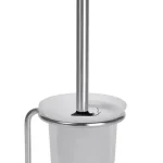 Bestseller BEMETA NEO Álló WC kefetartó, üveg, fekete kefe, 110x400x130mm, inox/matt (104113109)