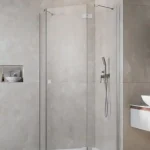 Radaway Essenza Brushed Nickel PTJ szögletes szálcsiszolt króm zuhanykabin Szuper ajánlat