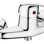 Kiárusítás Aqualine 40 fali zuhanycsaptelep, króm (52119)