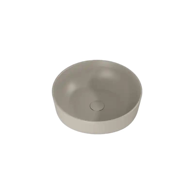 Népszerű AREZZO design pultra ültethető mosdó LORCA 42x42 matt beige
