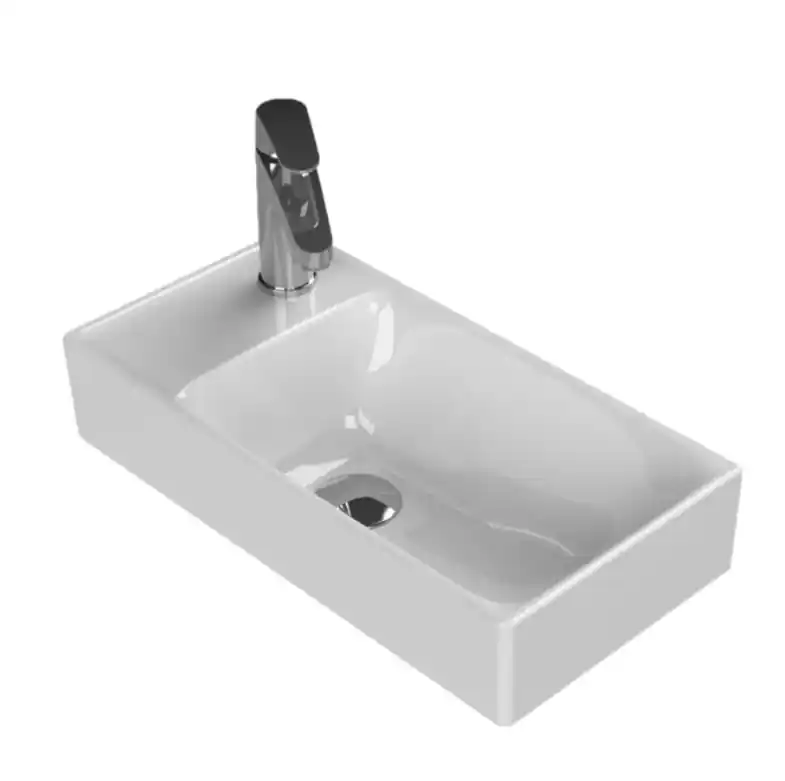 CERASTYLE SHARP PORCELÁN MOSDÓKAGYLÓ 50 CM - 50 X 25 CM - BAL CSAPLYUKAS Legjobb ár