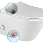 Kedvezmény Sanovit AVVA RIMLESS fali WC bidézuhannyal, csapteleppel
