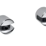 Végkiárusítás BEMETA OMEGA Üvegpolc tartó, üveg nélkül / pár, 19x19x28mm, ? 8mm, króm (104502112-6)