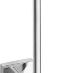 Különleges ajánlat BEMETA BETA Fali WC kefetartó, üveg, fehér kefe, 95x360x140mm, króm (132113012)