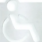 BEMETA HOTEL Tábla: Mozgáskorlátozott WC, 120x130x2mm, polírozott (111022022) Biztonságos vásárlás