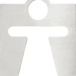 BEMETA HOTEL Tábla: Női WC, 120x130x2mm, polírozott (111022042) Prémium