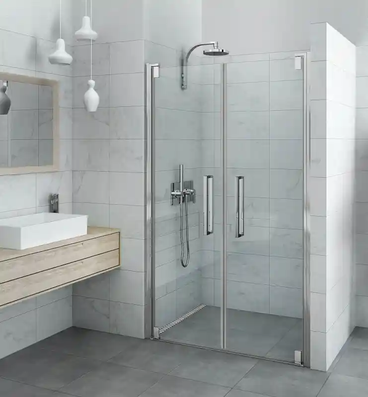 Kedvezményes ár Roltechnik Hitech Neo Line kétszárnyú zuhanyajtó két fal közé