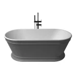 Zenon Heritage Plata Metallic/Blanco Mate szabadonálló kád Vedd meg most