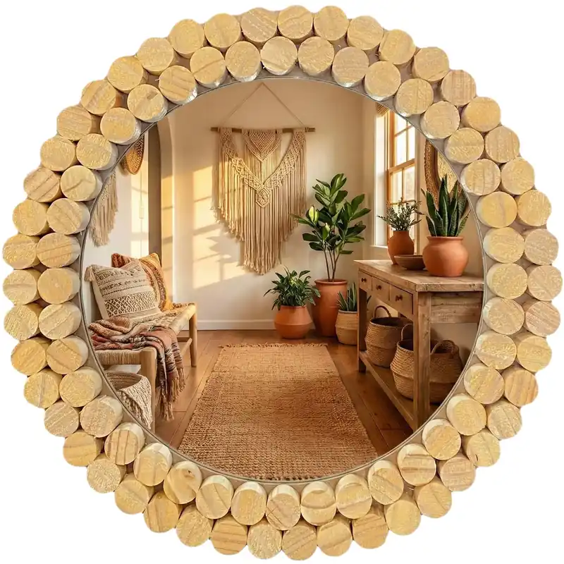 Ajánlat Boho fali tükör 36CM KLNA-MR01
