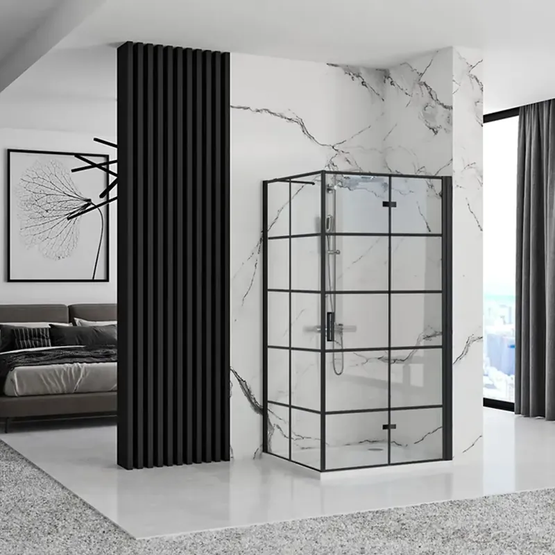 zuhanykabin Rea Molier Black 100x90 Alacsony ár