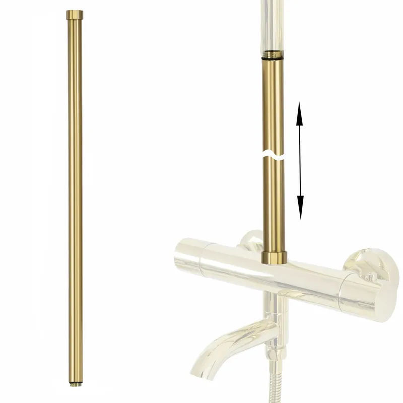 Árengedmény Hosszabbító kád-zuhany szetthez GOLD BRUSH 60cm