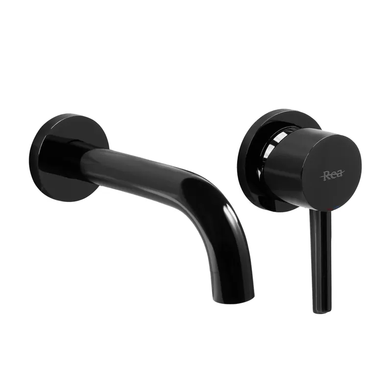 Falra szerelhető csaptelep Rea Lungo Black Metallic + box Szuper akció