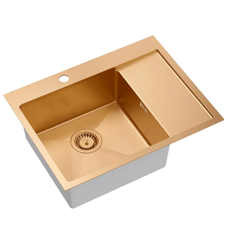Árcsökkenés Acél mosogatótálca RUSSEL 116 Copper