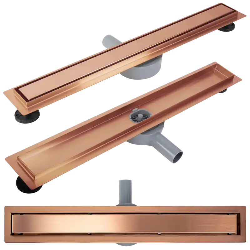 Akciós ár Zuhanylefolyó REA Neox pro Brushed Copper 90