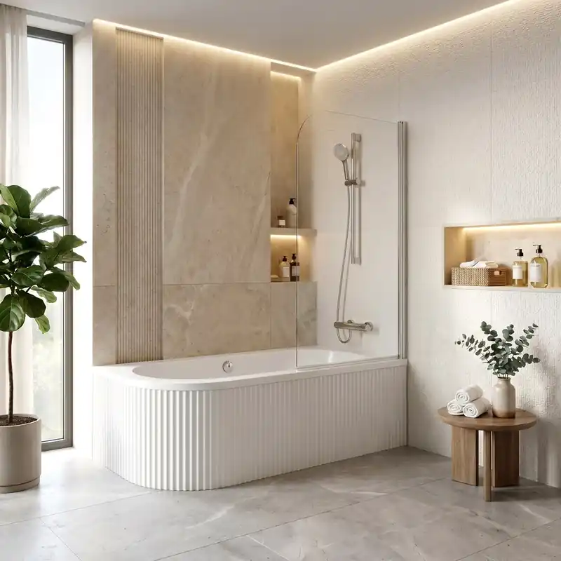 Fürdőkád Rea Orion Stripe Right 160cm Ne maradj le
