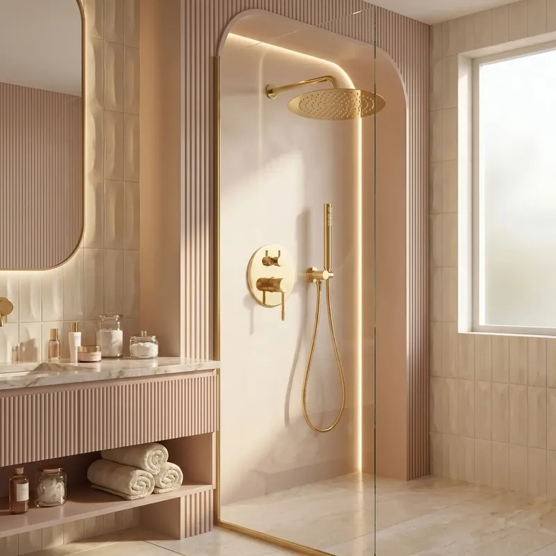 Zuhanyszett rejtett Rea Venti Gold + box Népszerű
