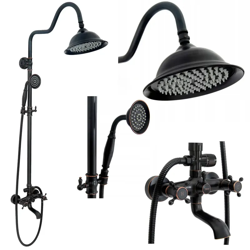 Vedd meg online Zuhanyszett Rea Retro black