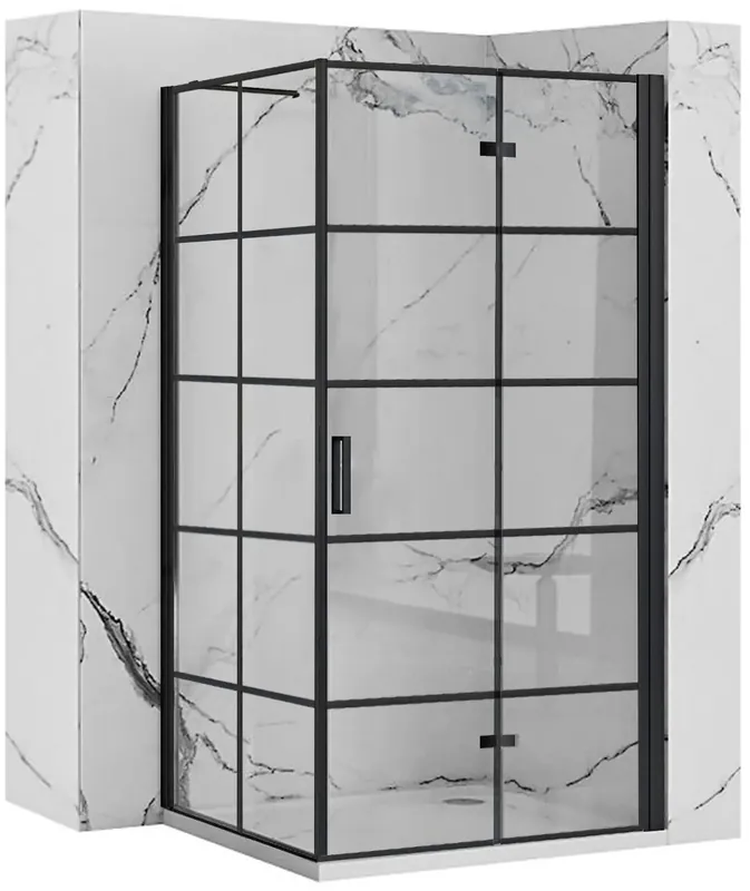 Zuhanykabin Rea Molier Black 90x80 Kedvezmény