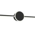 Gyors szállítás LED FÜRDŐLÁMPA TÜKÖR fölött Rea 80CM APP850-1W ROUND BLACK