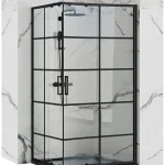 Zuhanykabin Rea Concept Black 80x100 Szuper ajánlat
