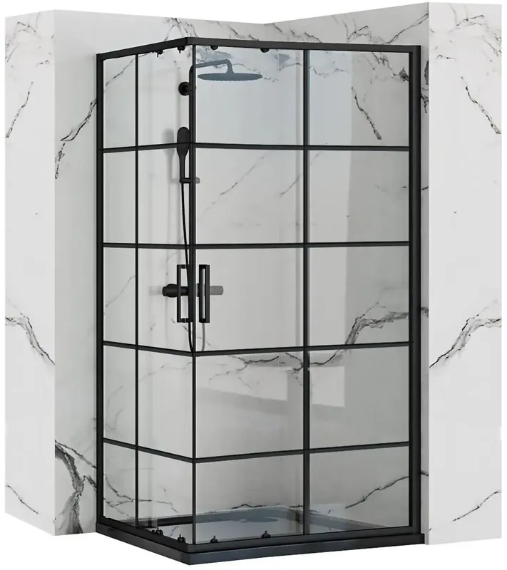Zuhanykabin Rea Concept Black 80x100 Szuper ajánlat