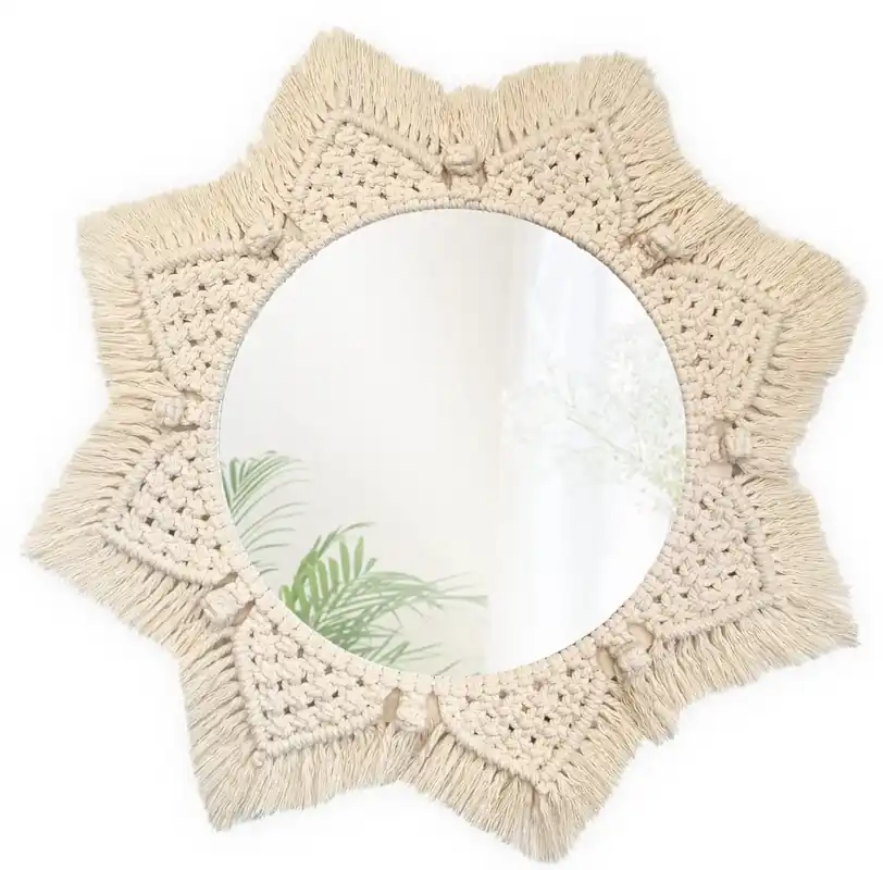 Boho fali tükör 53CM 322048 Szezonális akció