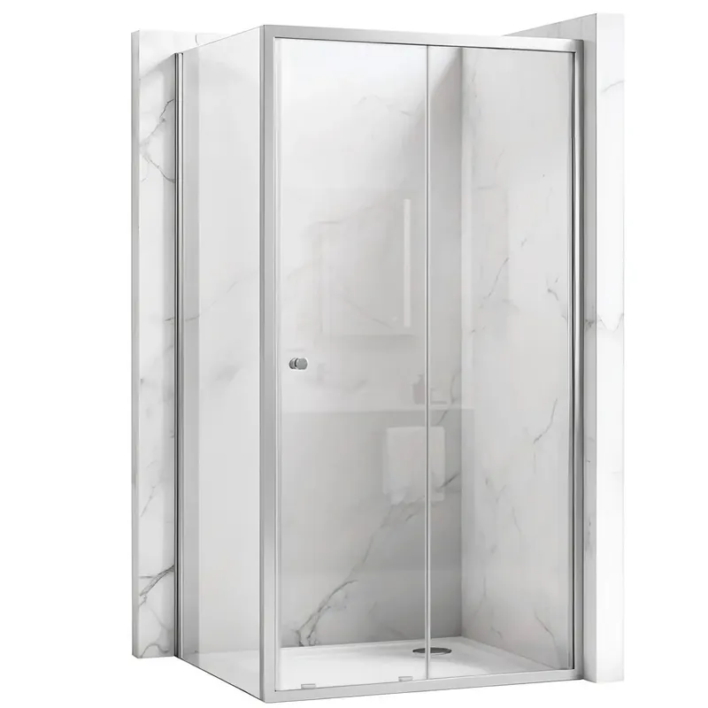 Vedd meg online zuhanykabin Rea Primo Slide 130x90 Chrome