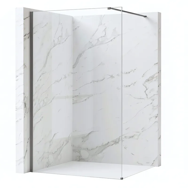 Zuhanyfal Rea Flexi Transparent / Titan 110 Újdonság