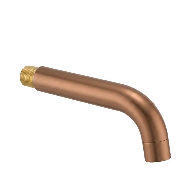 Kifolyócső falsík alatti csaptelephez Rea Lungo 16 cm Brushed Copper Olcsó