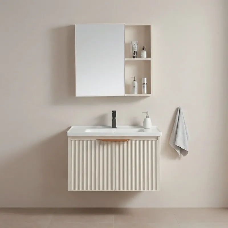 Rendeld meg most Fürdőszobabútor szett mosdóval Mario 60cm Beige