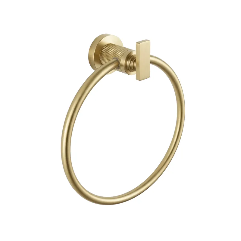 Népszerű Fürdőszoba fogas Ring 81307 Virro Brush Gold