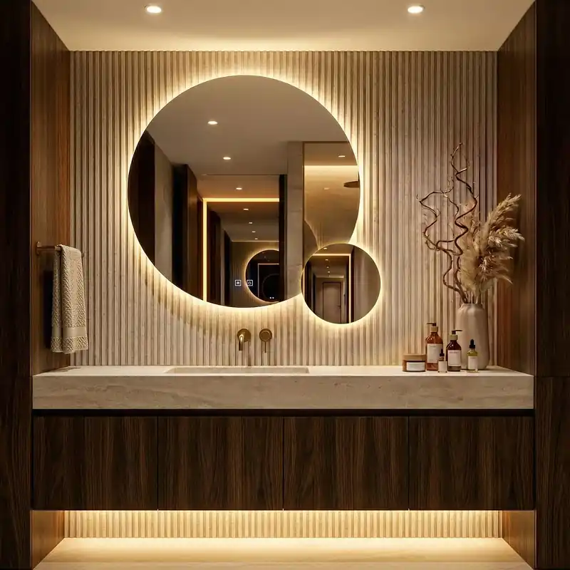 LED Tükör R-9045 90cm + 45cm Akció