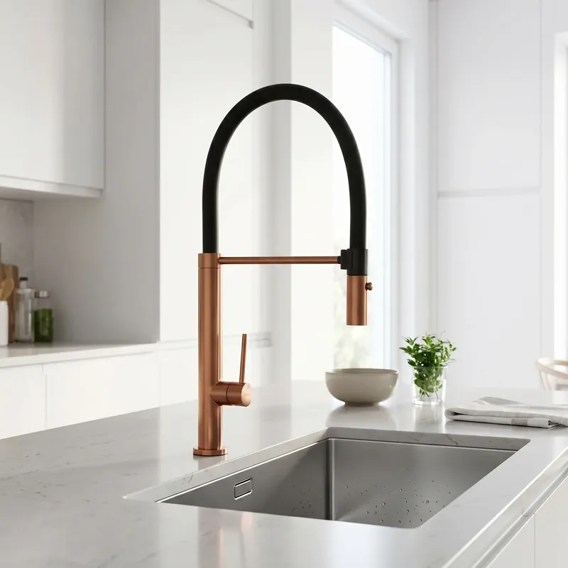 Konyhai csaptelep Rea Viera copper brush Szuper akció