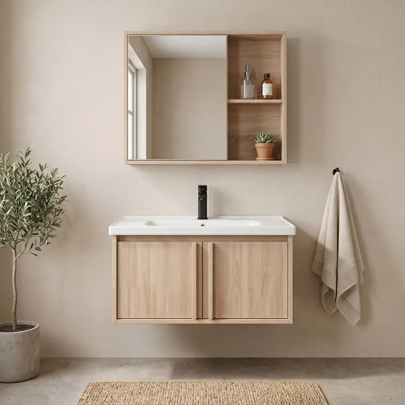 Legkelendőbb Fürdőszobabútor szett mosdóval Gama T25023 BXM 80CM