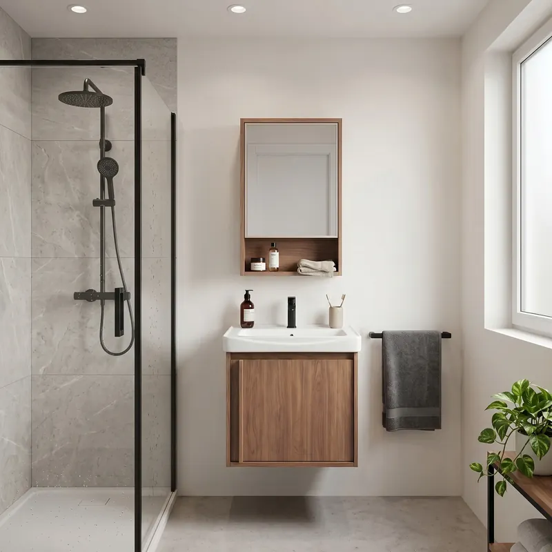 Fürdőszobabútor szett mosdóval Gama T25023 HHL 50CM Expressz szállítás