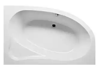 Árengedmény Riho ARYL 153,5×100,5 cm balos asszimetrikus kád, fehér (BA68) B022001005Riho