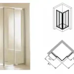 Azonnali szállítás Hüppe Express GTE2 80/90 szögletes zuhanykabin (88-90, Anti-Plaque üveg, fehér, 90x90 cm, #EX1112.055.322)Hüppe