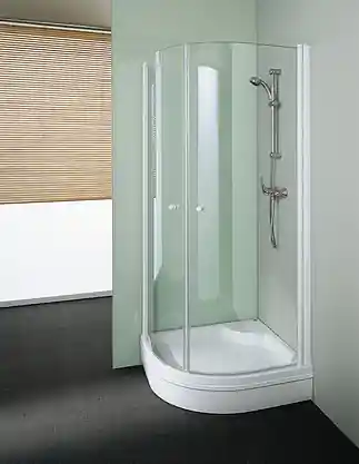 Expressz szállítás Kolpa-san Sole TKP 80/90 Negyedköríves zuhanykabin (Szatinírozott üveg, Silver króm, 80x80 cm, 77-79, #799400)Kolpa-San