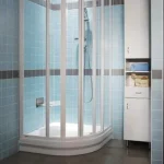 Szuper ajánlat Ravak Supernova SKKP6 100x100 negyedköríves zuhanykabin (fehér, Transparent, 100 cm, 975-995 mm, #320A0100Z1)Ravak
