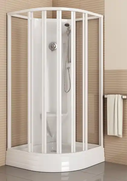 Bestseller Ravak ASBKP6 Negyedköríves zuhanybox (fehér, 90x90 cm, Pearl, 910x910x2065 mm) 8067711211Ravak