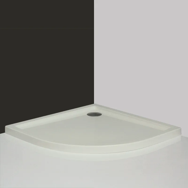 Roltechnik Flat Round negyedköríves zuhanytálca (beépíthető, 80x80 cm, #8000115)Roltechnik Kiárusítás