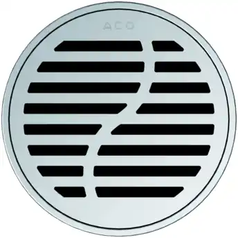 Aco padlóösszefolyó kerek rács Hullám 5141.25.28ACO Alacsony ár