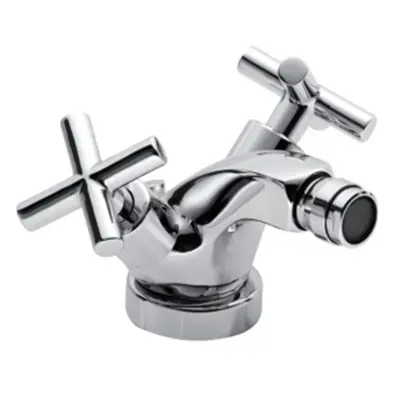 Outlet Radeco Symetric álló bidé csaptelep automata pálcás leeresztő szeleppel (Satyna-króm, #347-015-04)Radeco