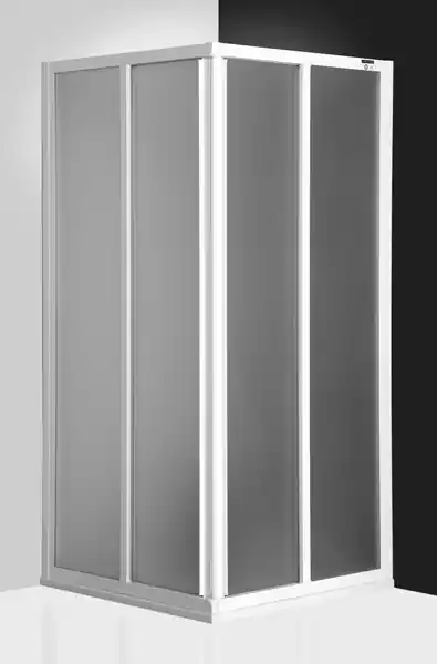 Akció Roltechnik Classic Line CS2/800 80x80 szögletes zuhanykabin (fehér, Polystyrol bark, 765-790 mm, #331-8000000-04-01)Roltechnik